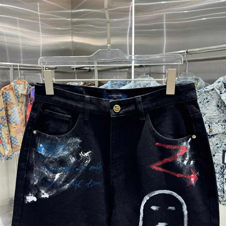 Flexible 3985 Louis Vuitton LV Jeans For Men