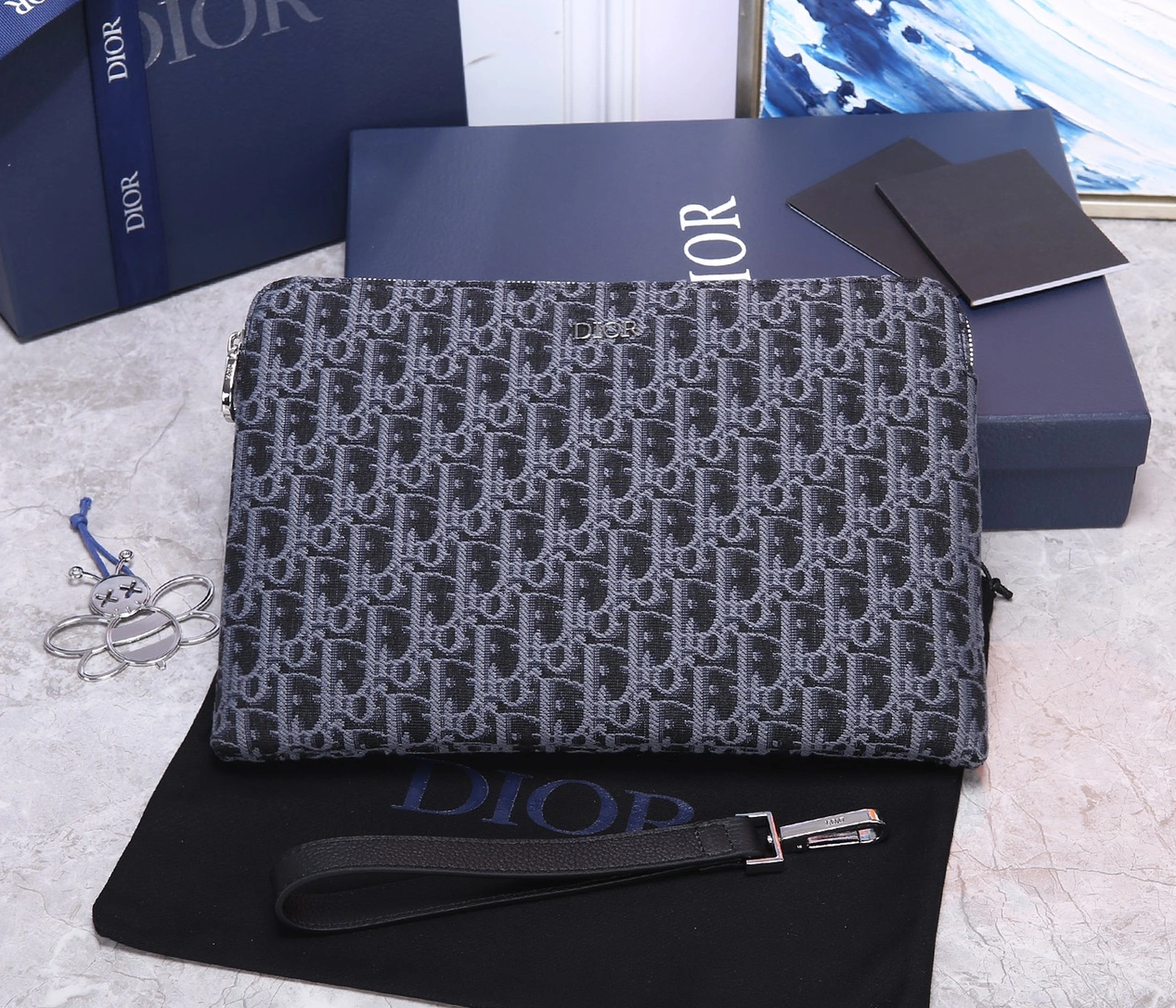 Flexible 4127 Christian Dior AAA Man Wallets