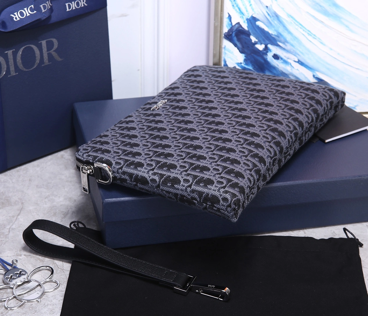 Flexible 4127 Christian Dior AAA Man Wallets