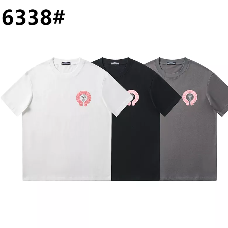 Flexible 4437 Chrome Hearts T-Shirts Short Sleeved For Unisex