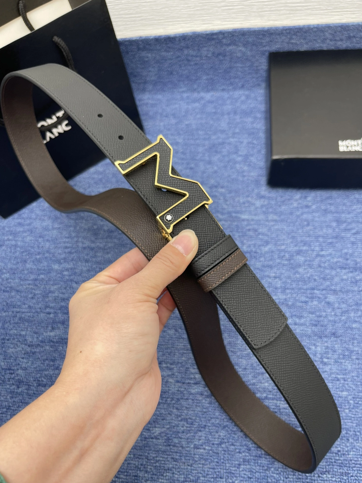Flexible 4443 Montblanc AAA Quality Belts For Men