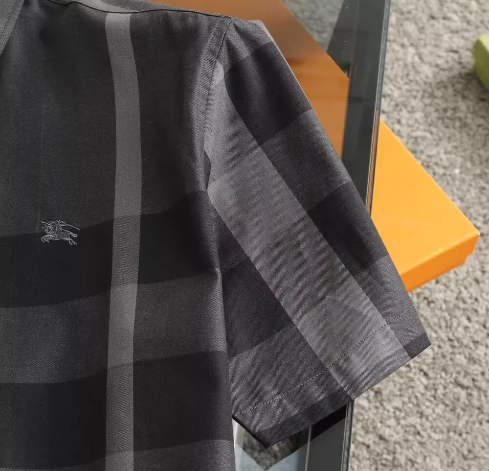 Flexible 4468 Burberry Shirts Short Sleeved For Men
