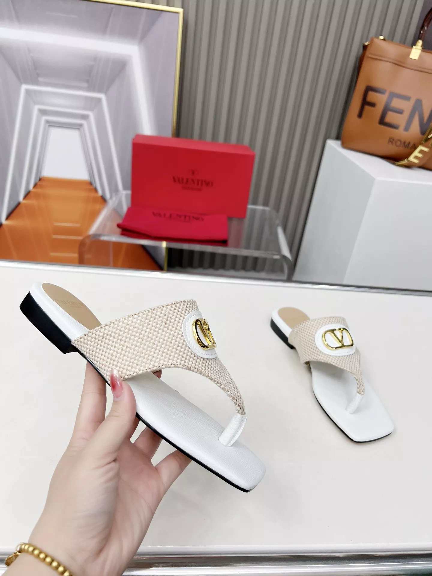 Flexible 4481 Valentino Slippers For Women