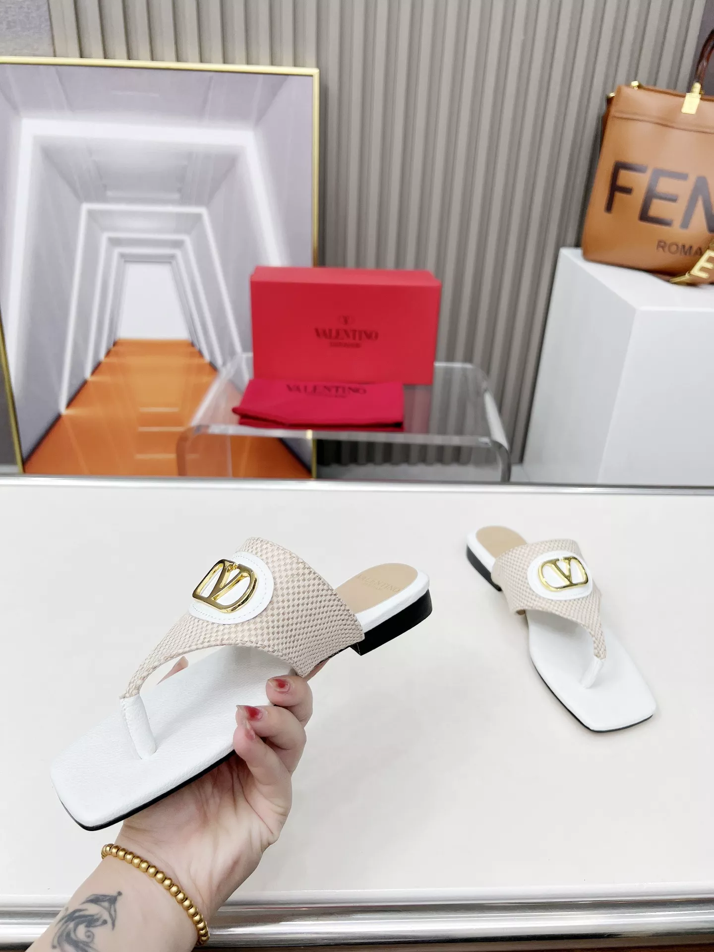 Flexible 4481 Valentino Slippers For Women