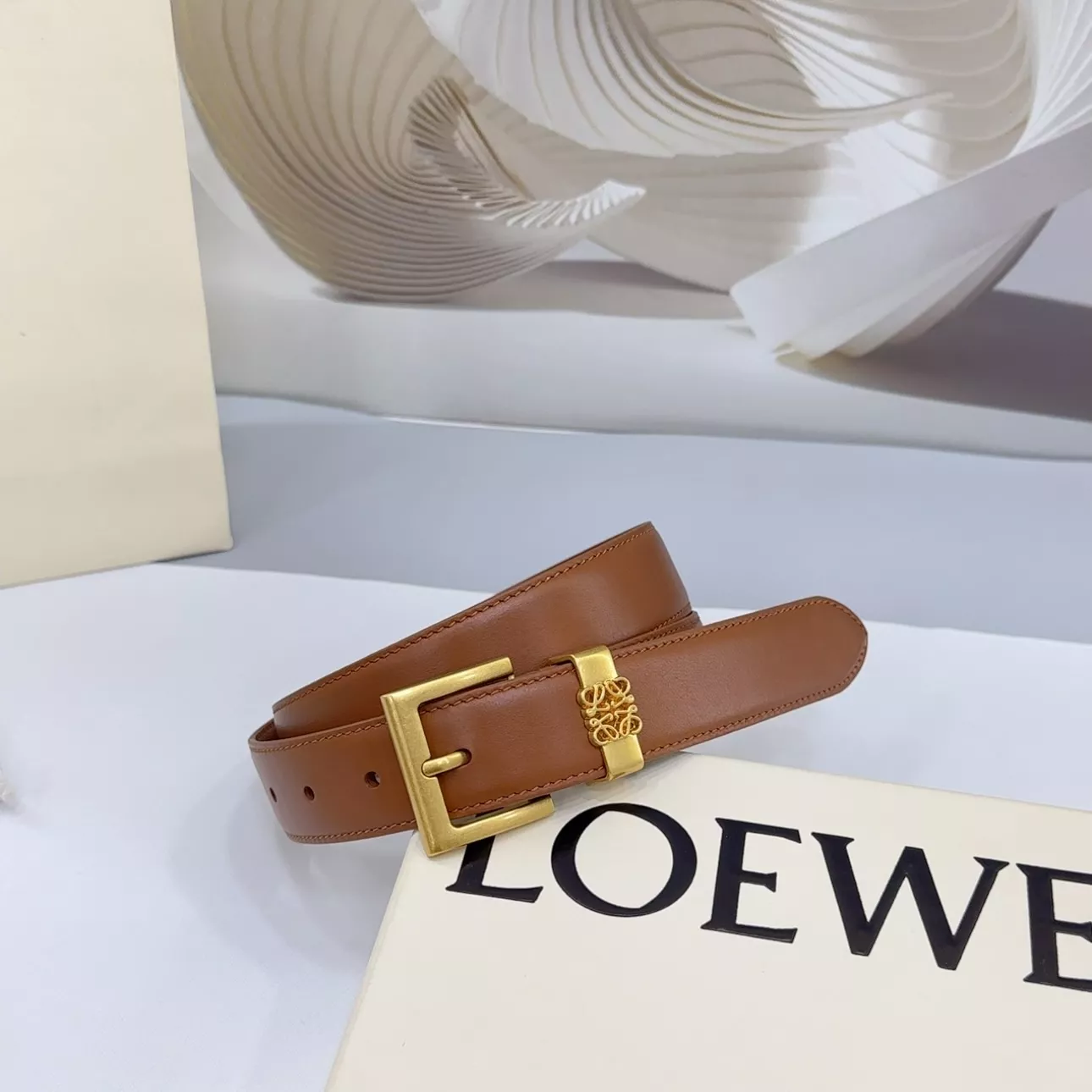 Flexible 4621 LOEWE AAA Quality Belts In 3.0cm For Women