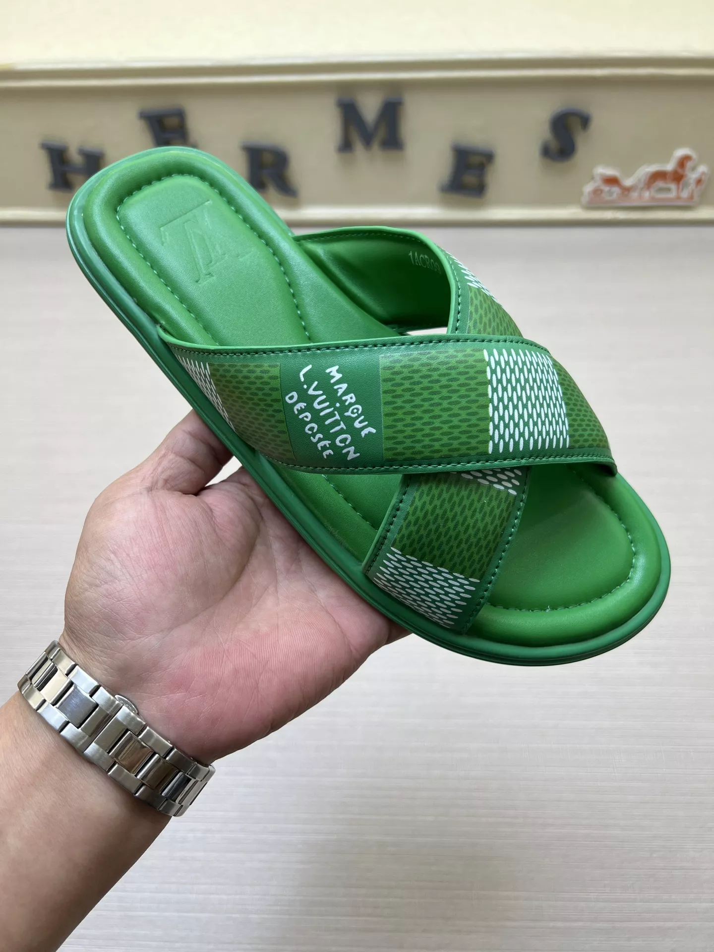 Flexible 4628 Louis Vuitton Slippers For Men