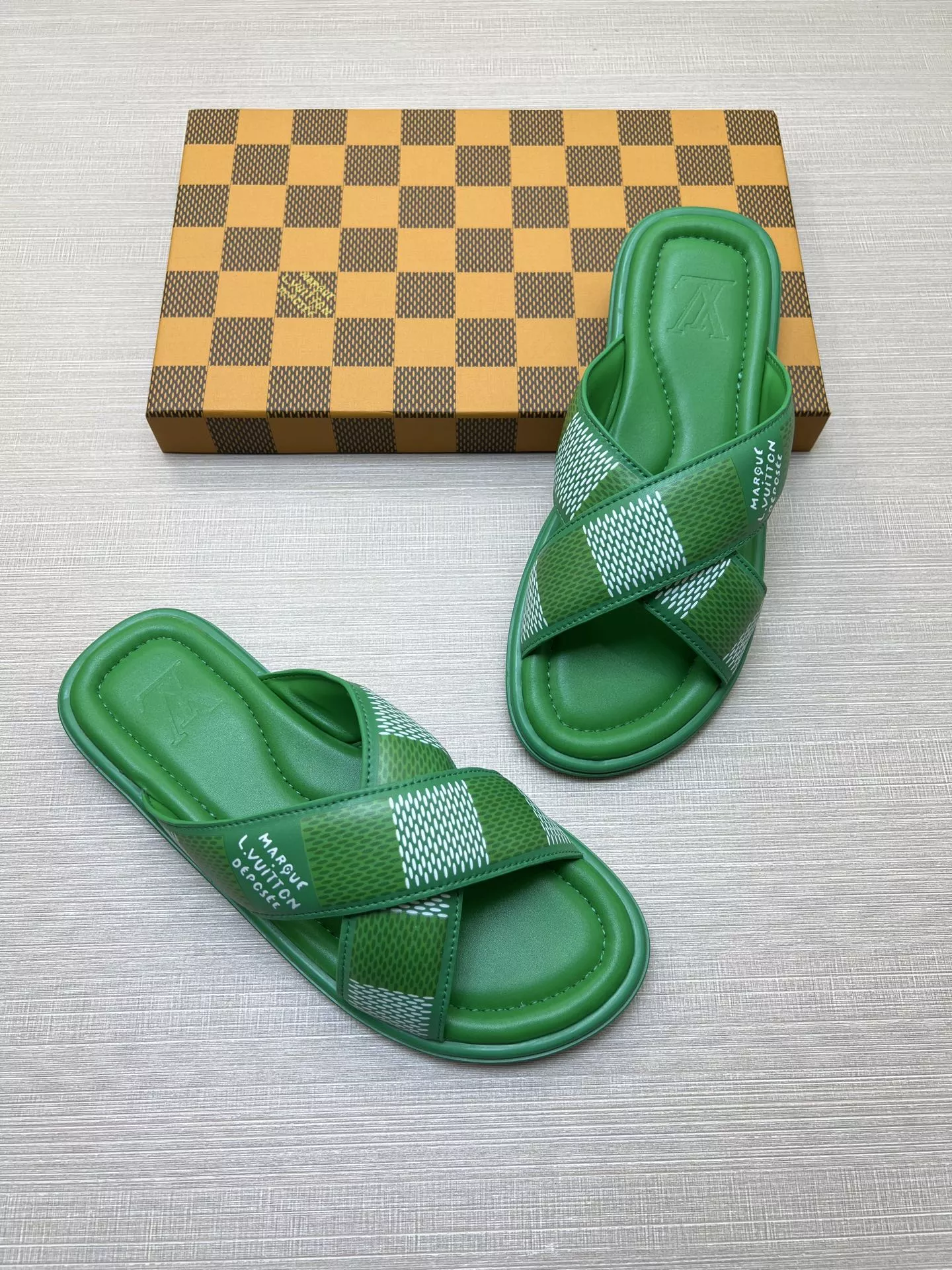 Flexible 4628 Louis Vuitton Slippers For Men