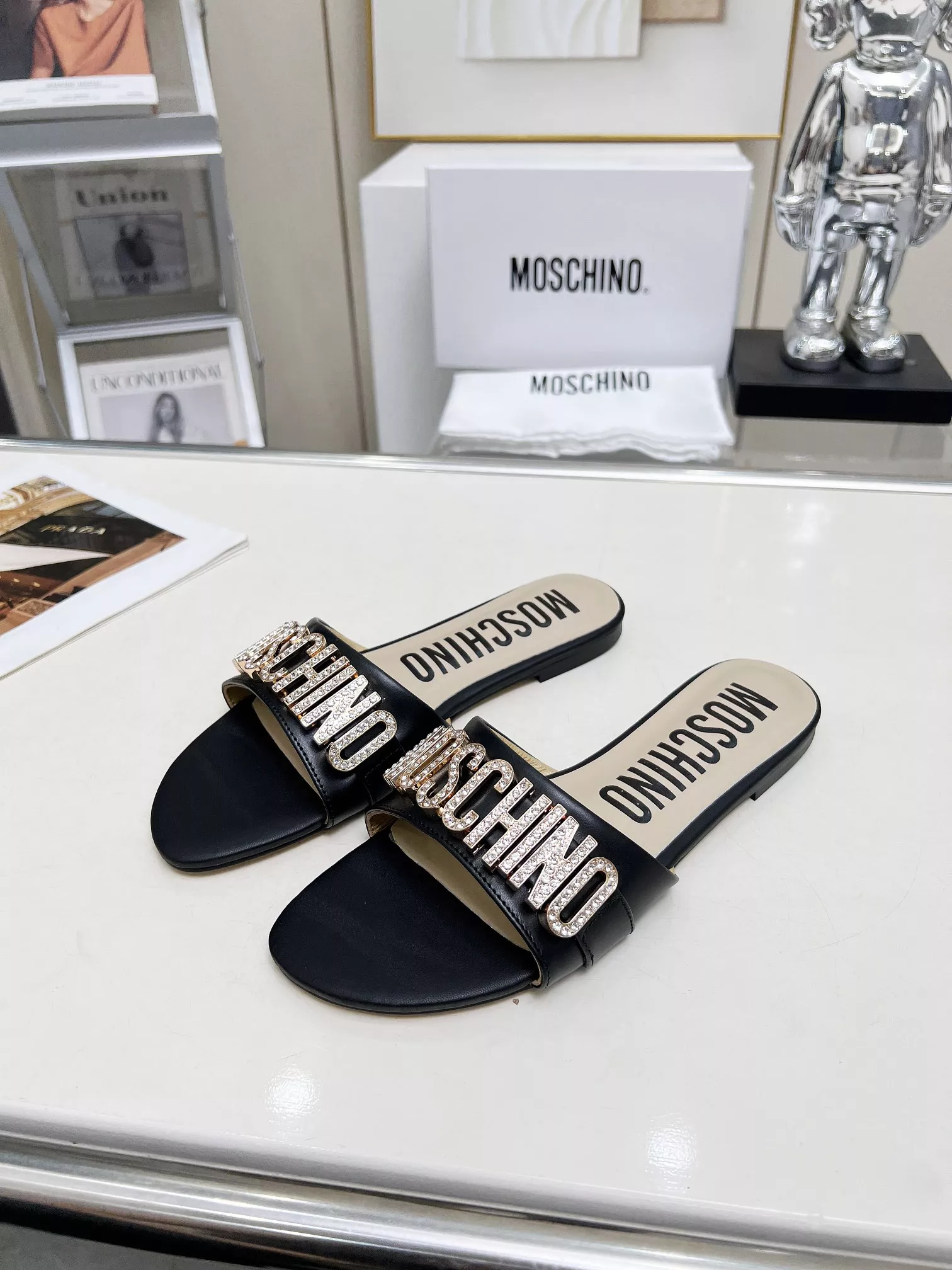 Flexible 4757 Moschino Slippers For Women