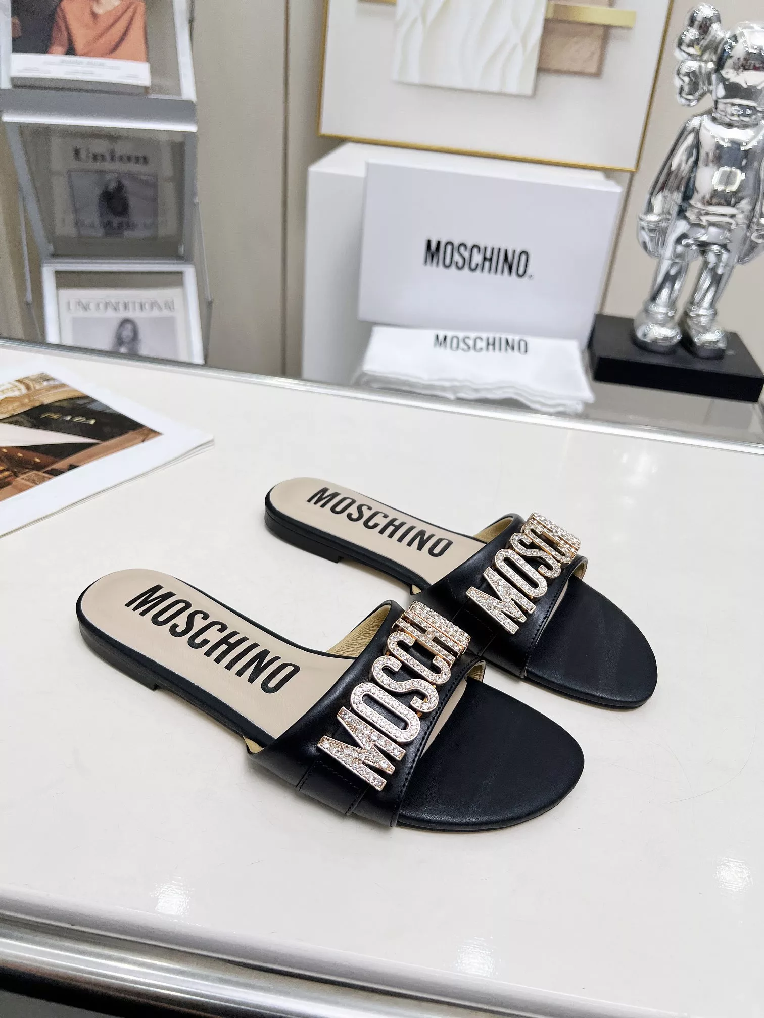 Flexible 4757 Moschino Slippers For Women