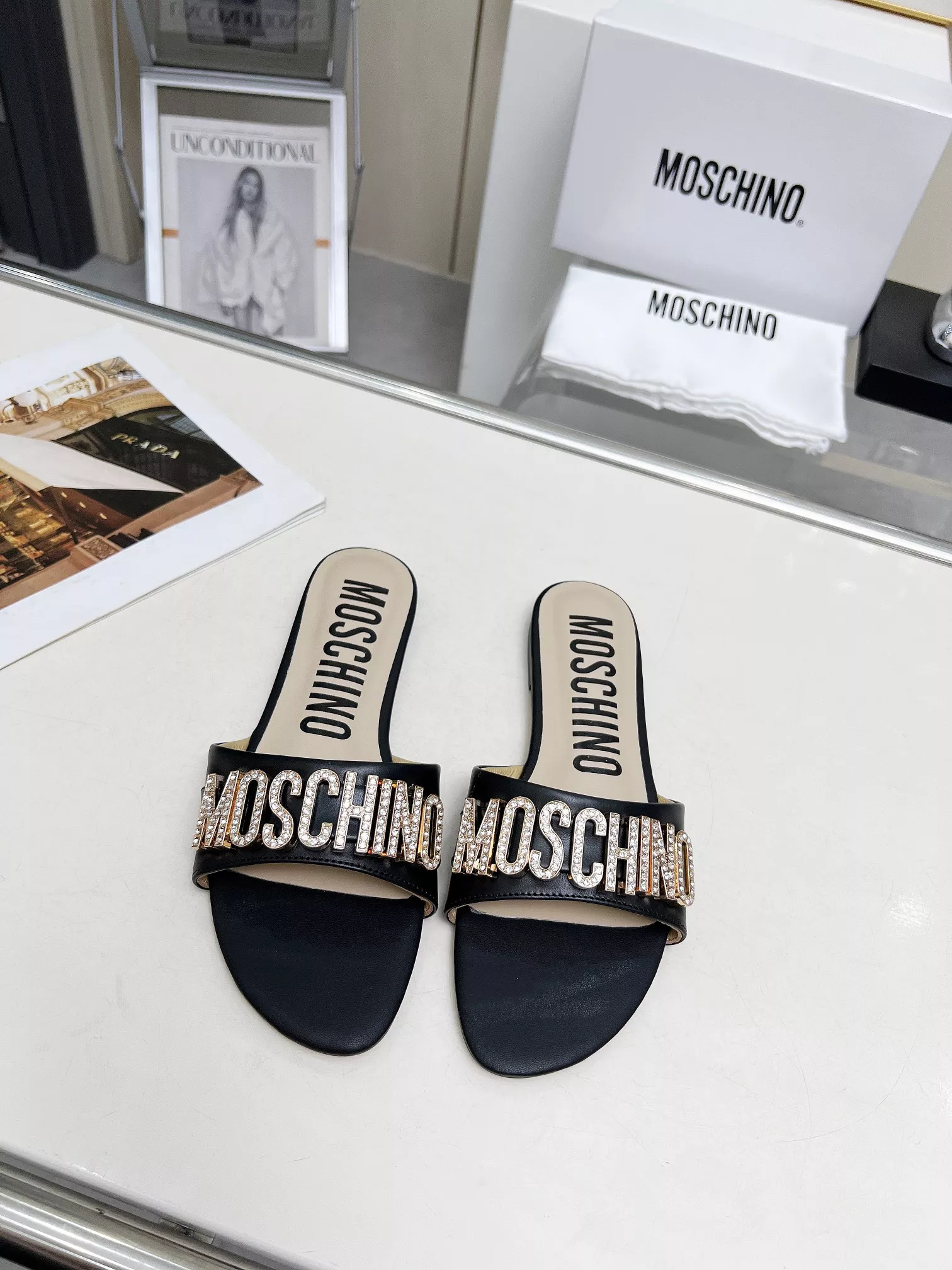 Flexible 4757 Moschino Slippers For Women