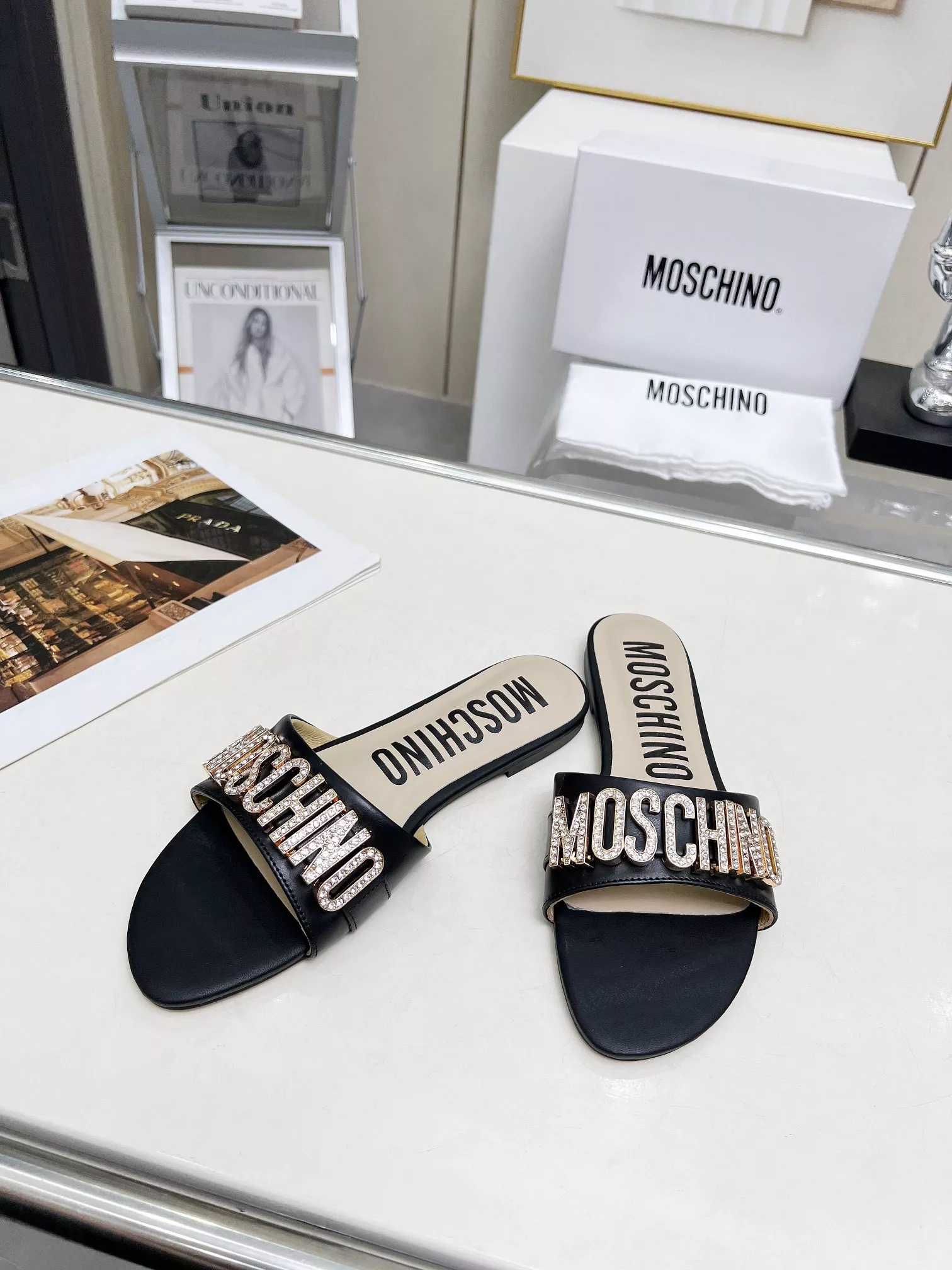 Flexible 4757 Moschino Slippers For Women
