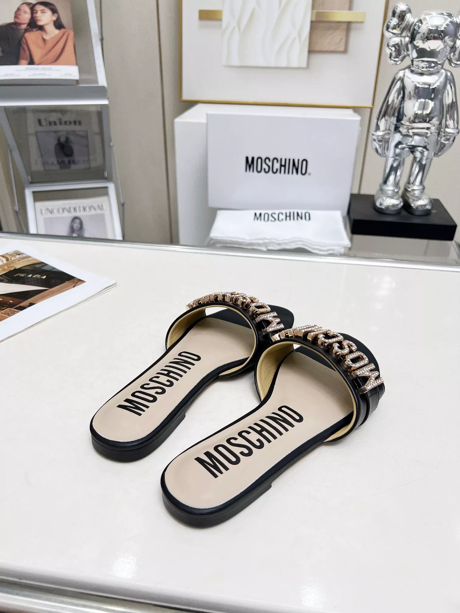 Flexible 4757 Moschino Slippers For Women