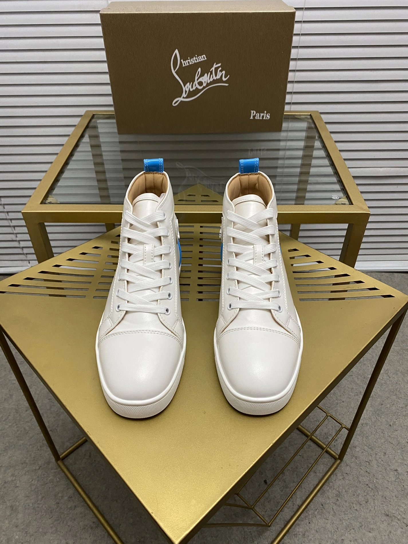 Flexible 5007 Christian Louboutin High Top Shoes For Men