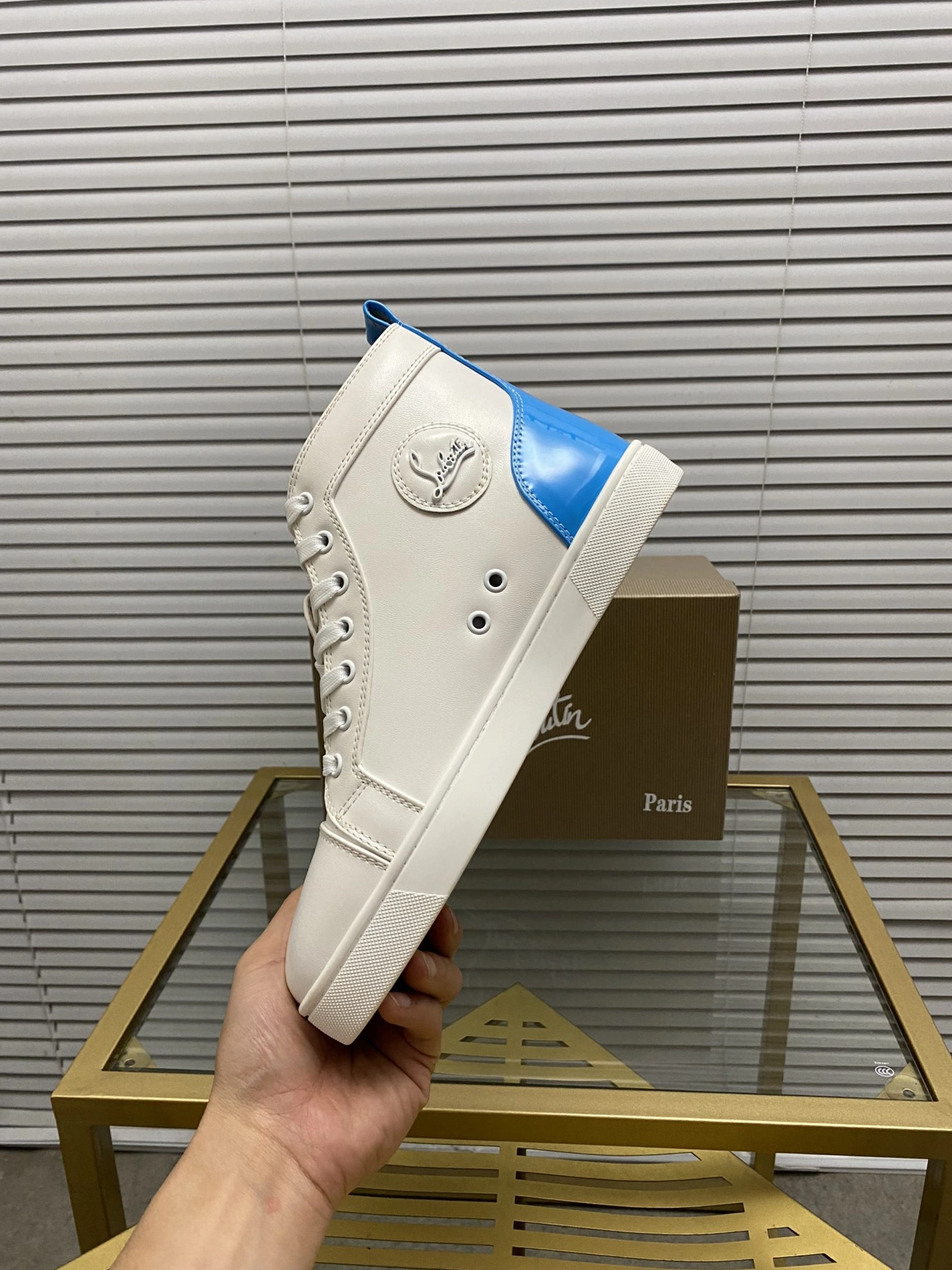 Flexible 5007 Christian Louboutin High Top Shoes For Men