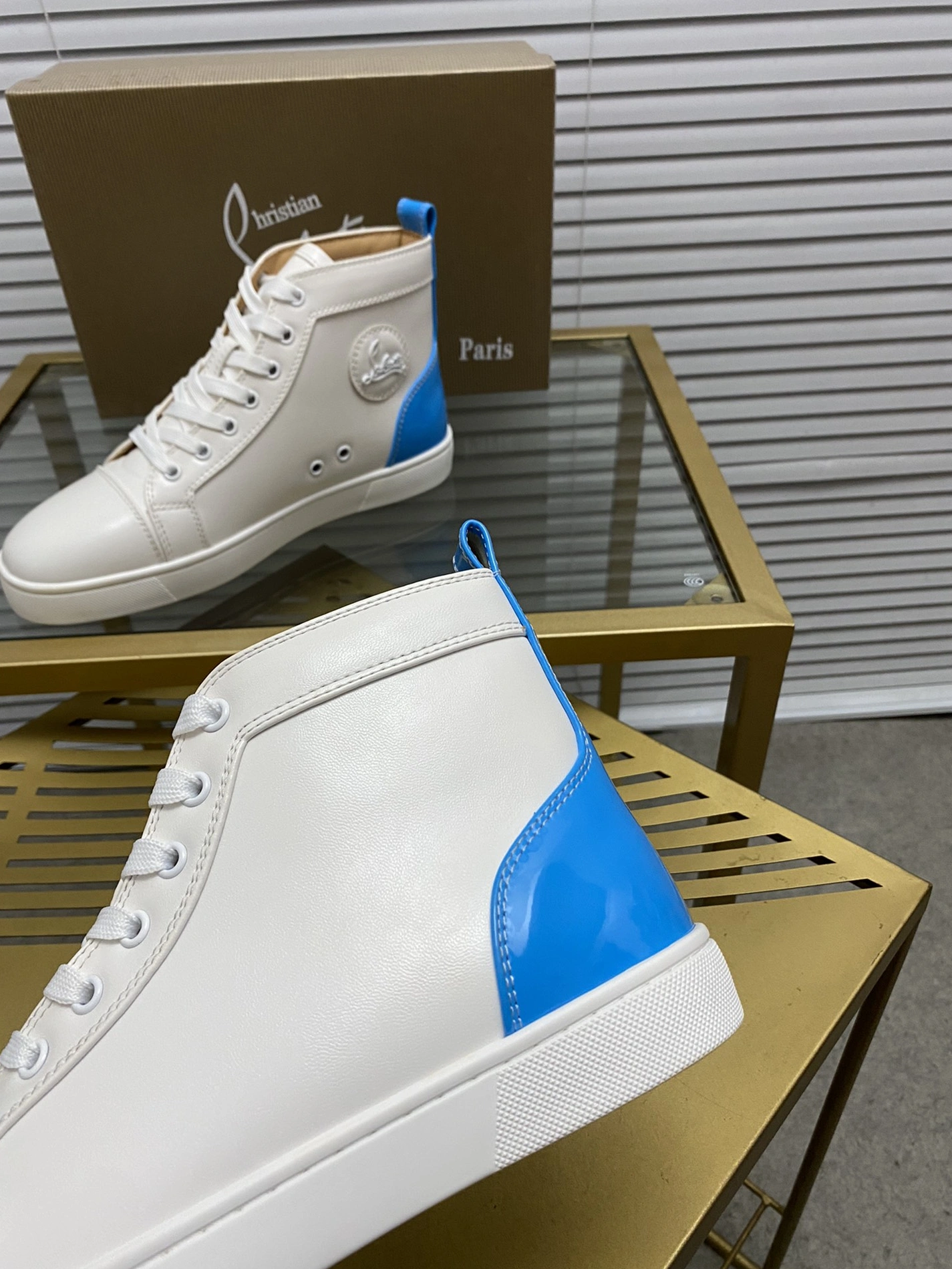 Flexible 5007 Christian Louboutin High Top Shoes For Men