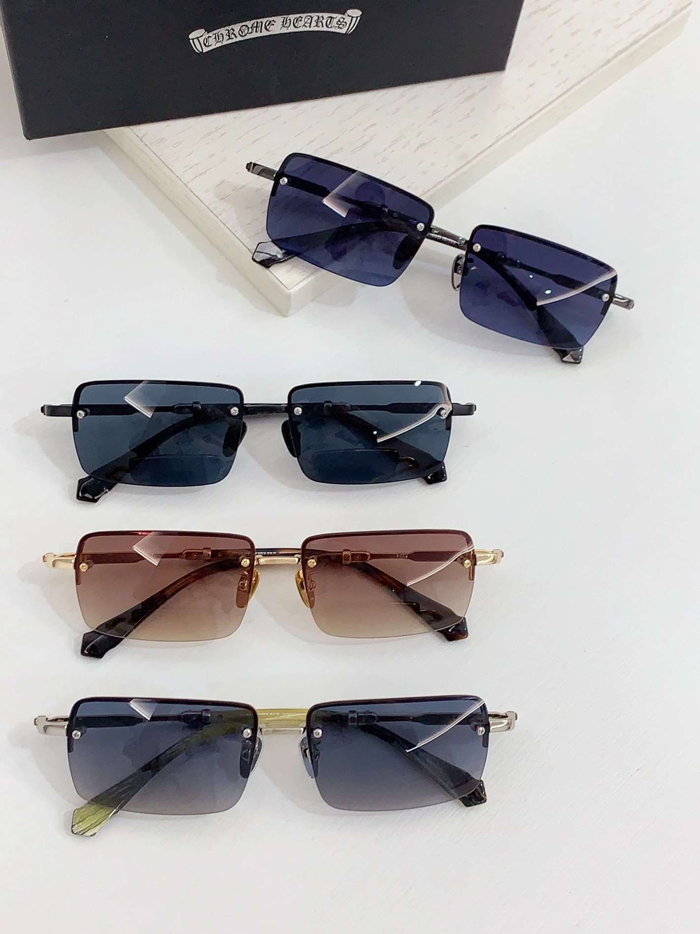 Flexible 5150 Chrome Hearts AAA Quality Sunglasses