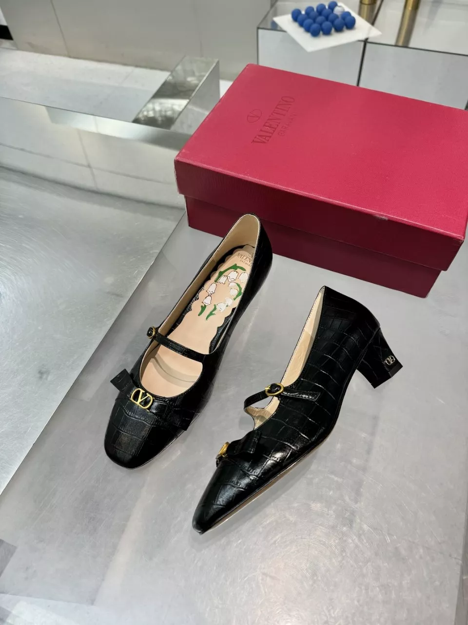 Flexible 5486 Valentino High-Heeled Shoes For Women