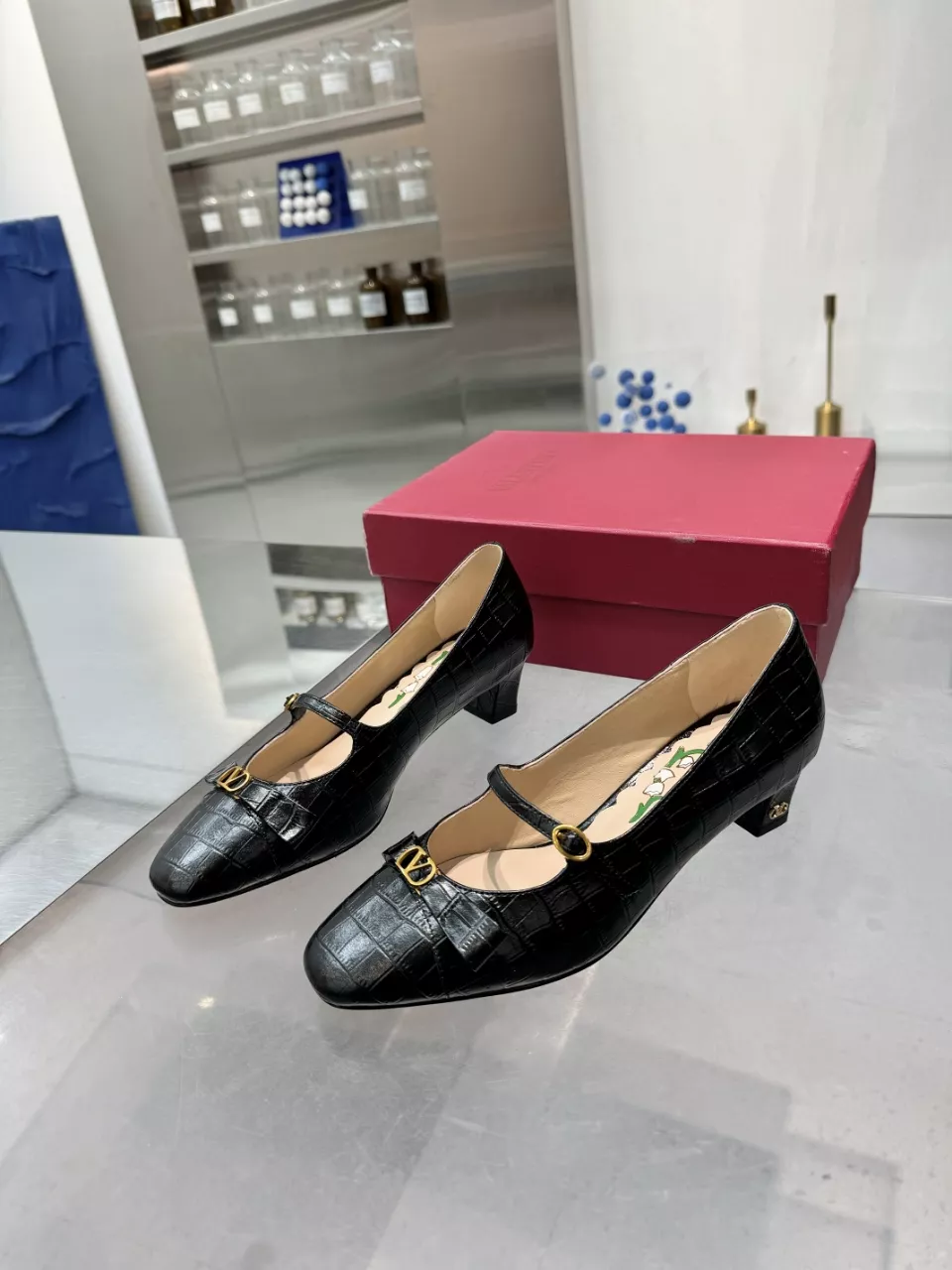 Flexible 5486 Valentino High-Heeled Shoes For Women