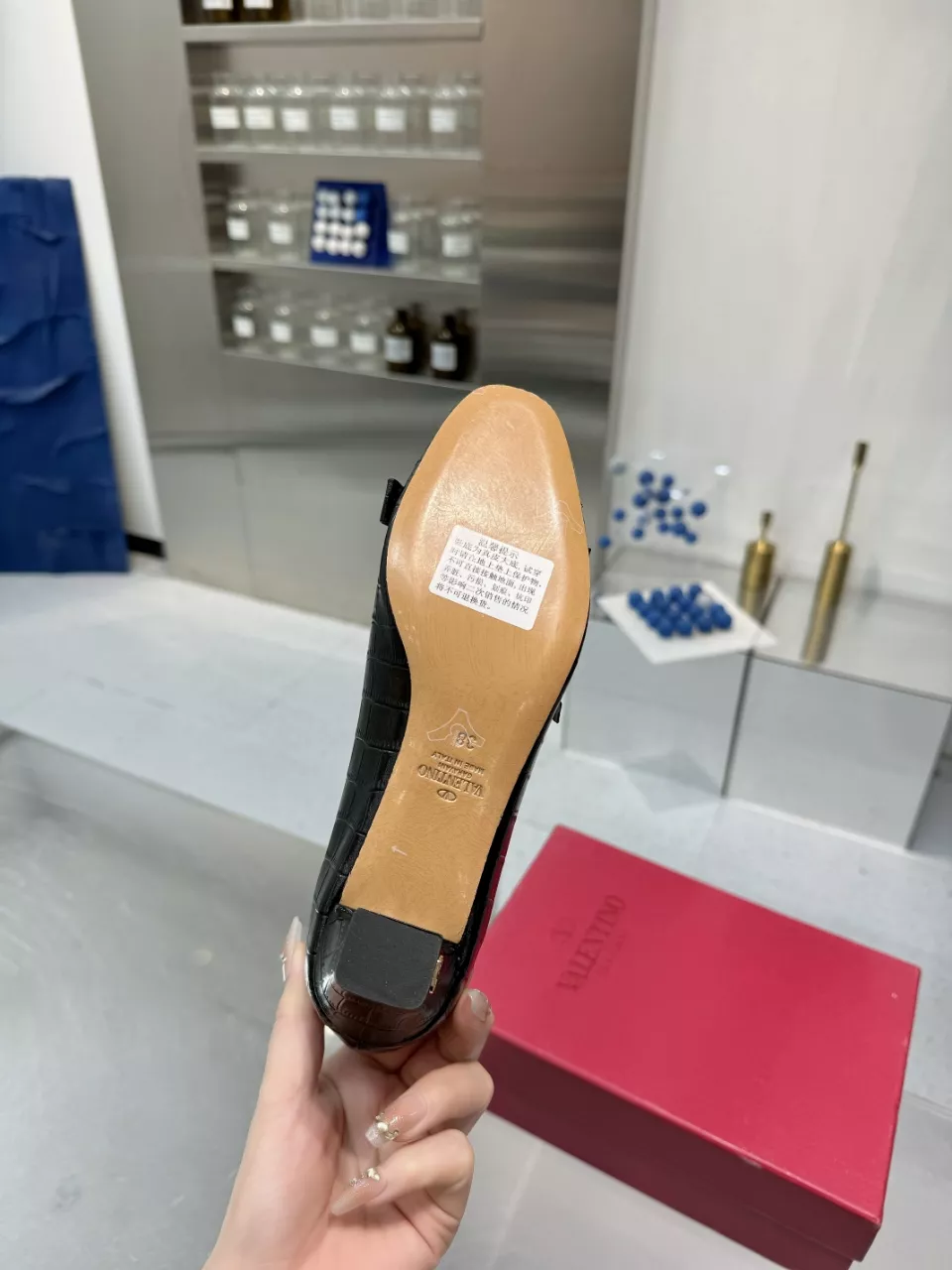 Flexible 5486 Valentino High-Heeled Shoes For Women
