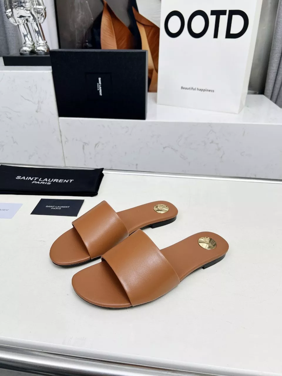 Flexible 5490 Yves Saint Laurent YSL Slippers For Women