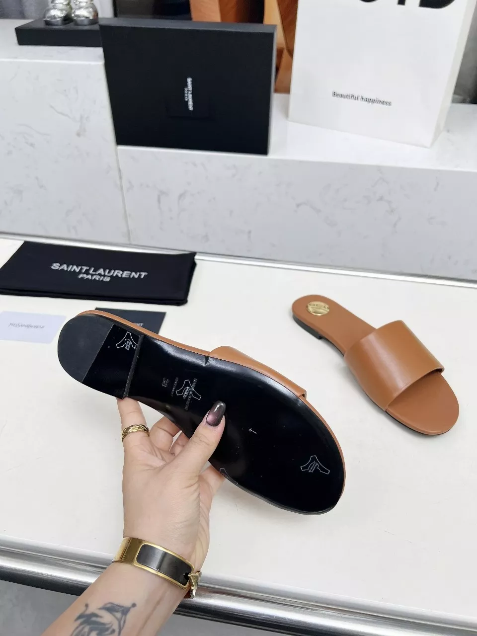 Flexible 5490 Yves Saint Laurent YSL Slippers For Women