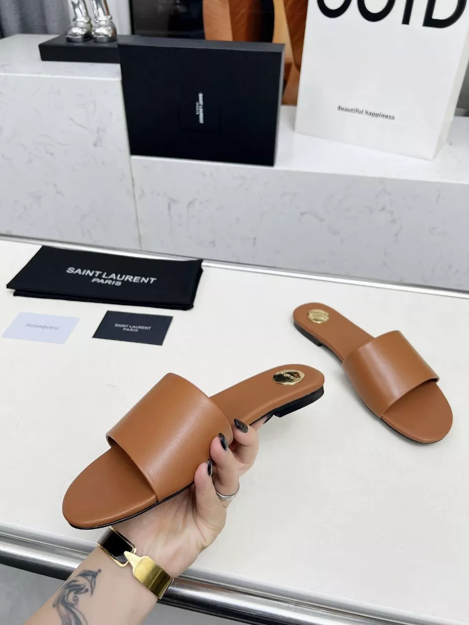 Flexible 5490 Yves Saint Laurent YSL Slippers For Women