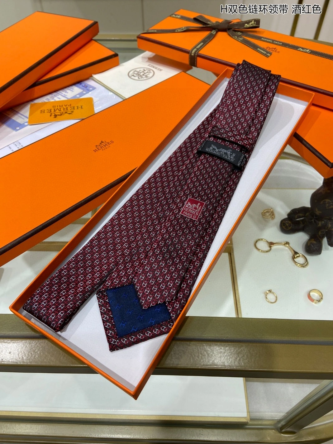 Flexible 5497 Hermes Necktie For Men