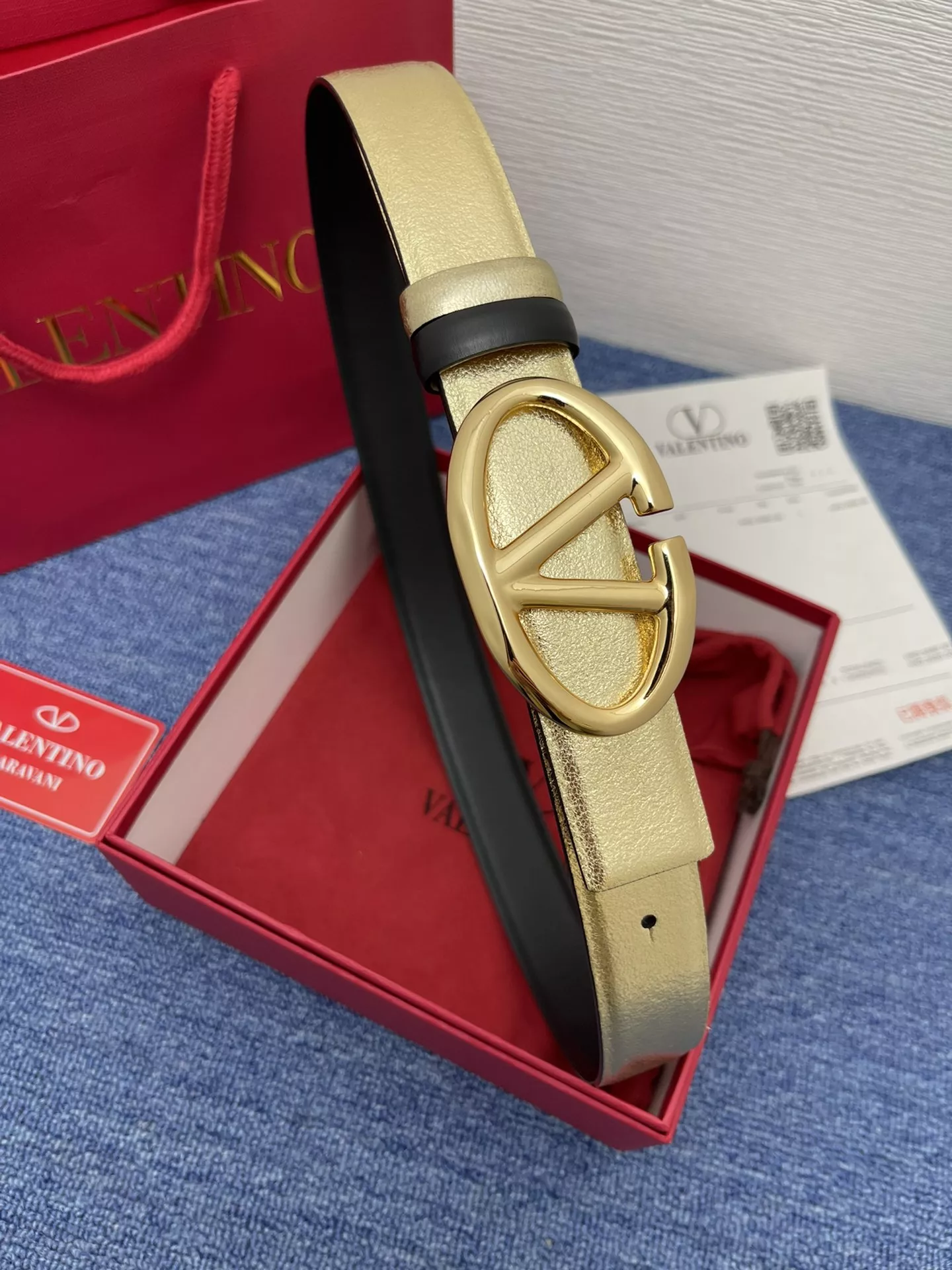 Flexible 5560 Valentino AAA Quality Belts In 3.0cm For Women