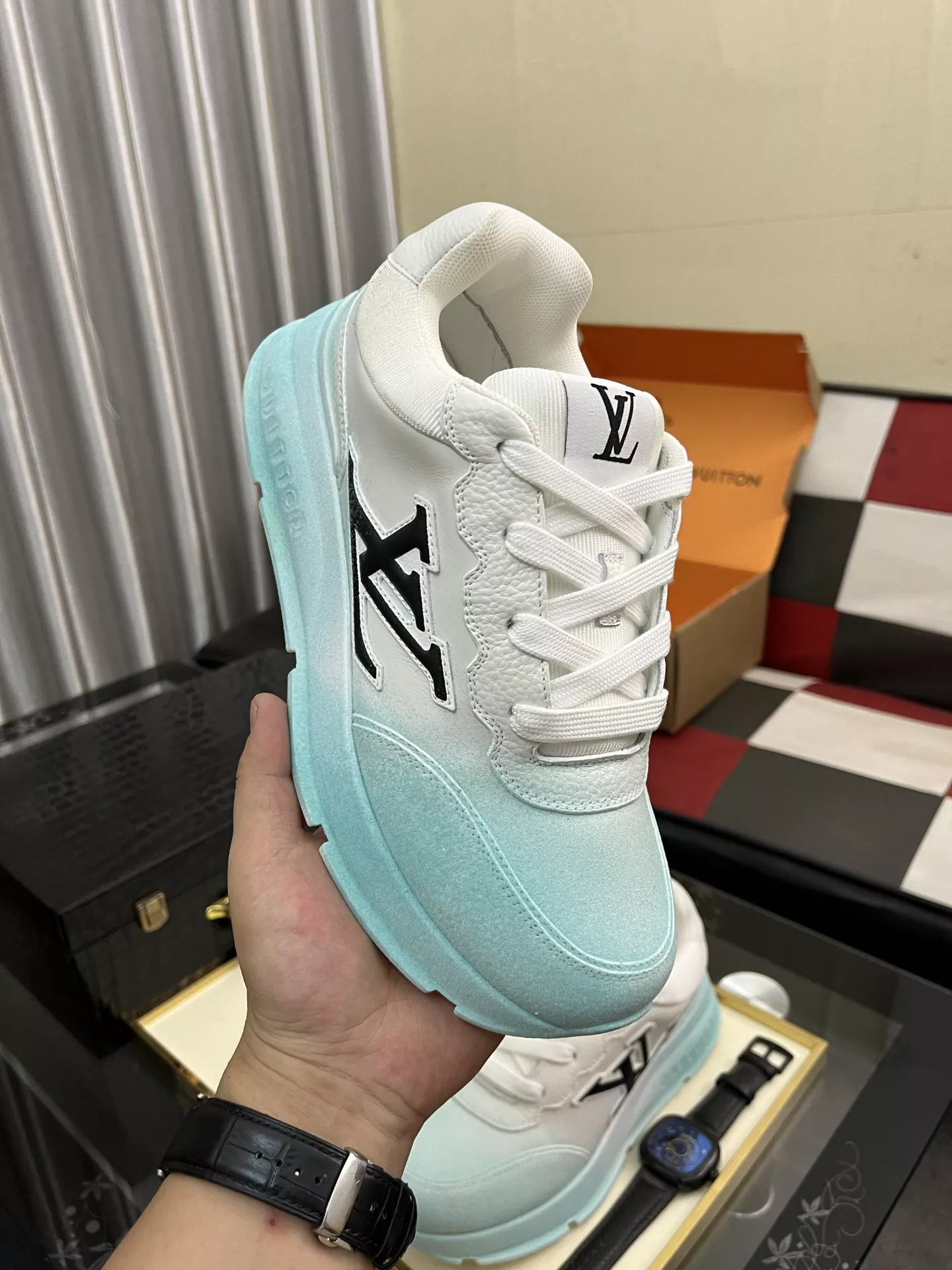 Flexible 6044 Louis Vuitton Casual Shoes For Men