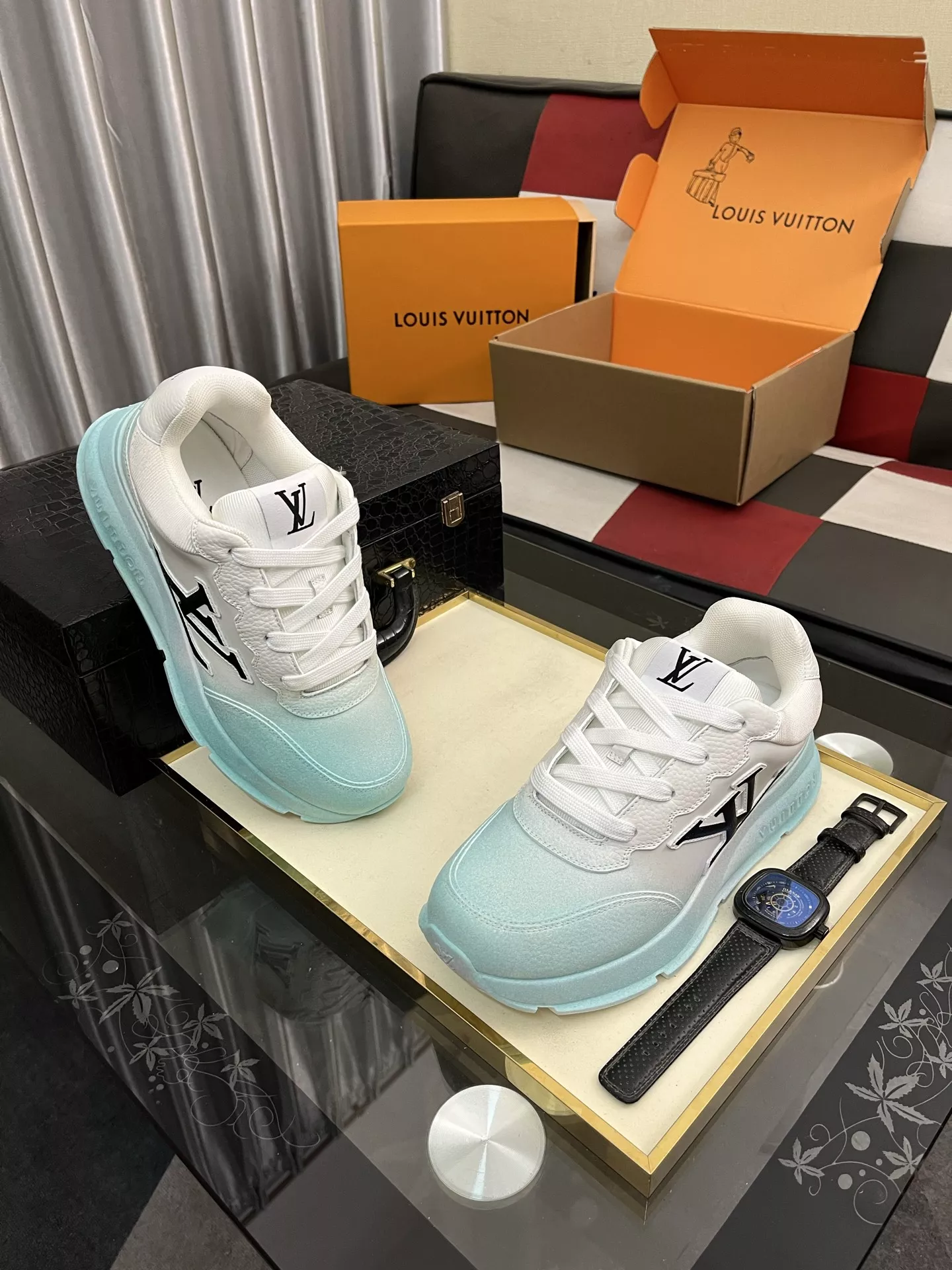 Flexible 6044 Louis Vuitton Casual Shoes For Men