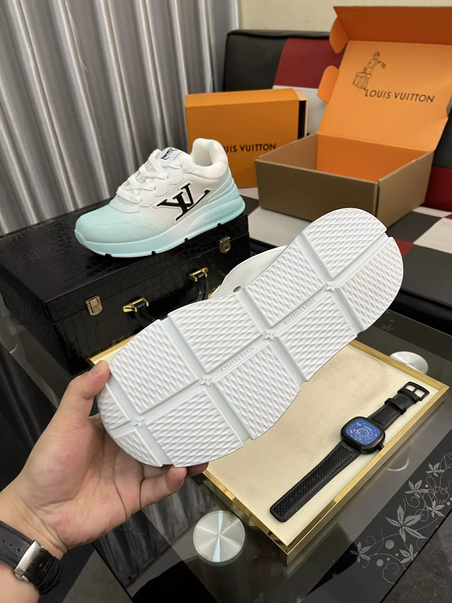 Flexible 6044 Louis Vuitton Casual Shoes For Men