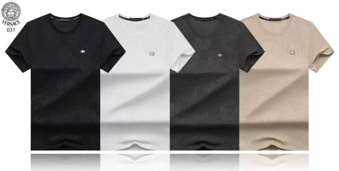 Flexible 6058 Versace T-Shirts Short Sleeved For Men