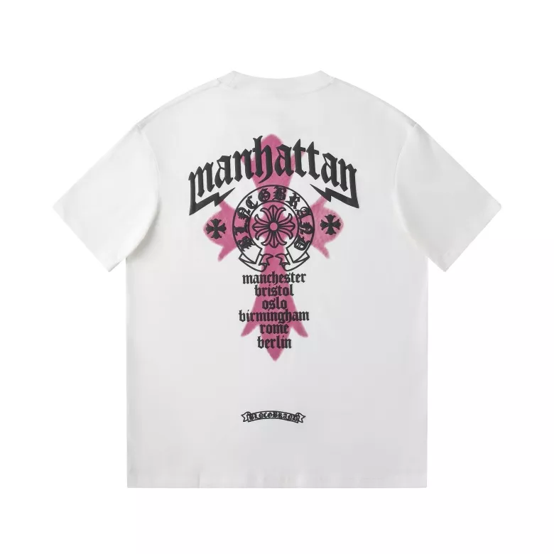 Flexible 6140 Chrome Hearts T-Shirts Short Sleeved For Unisex