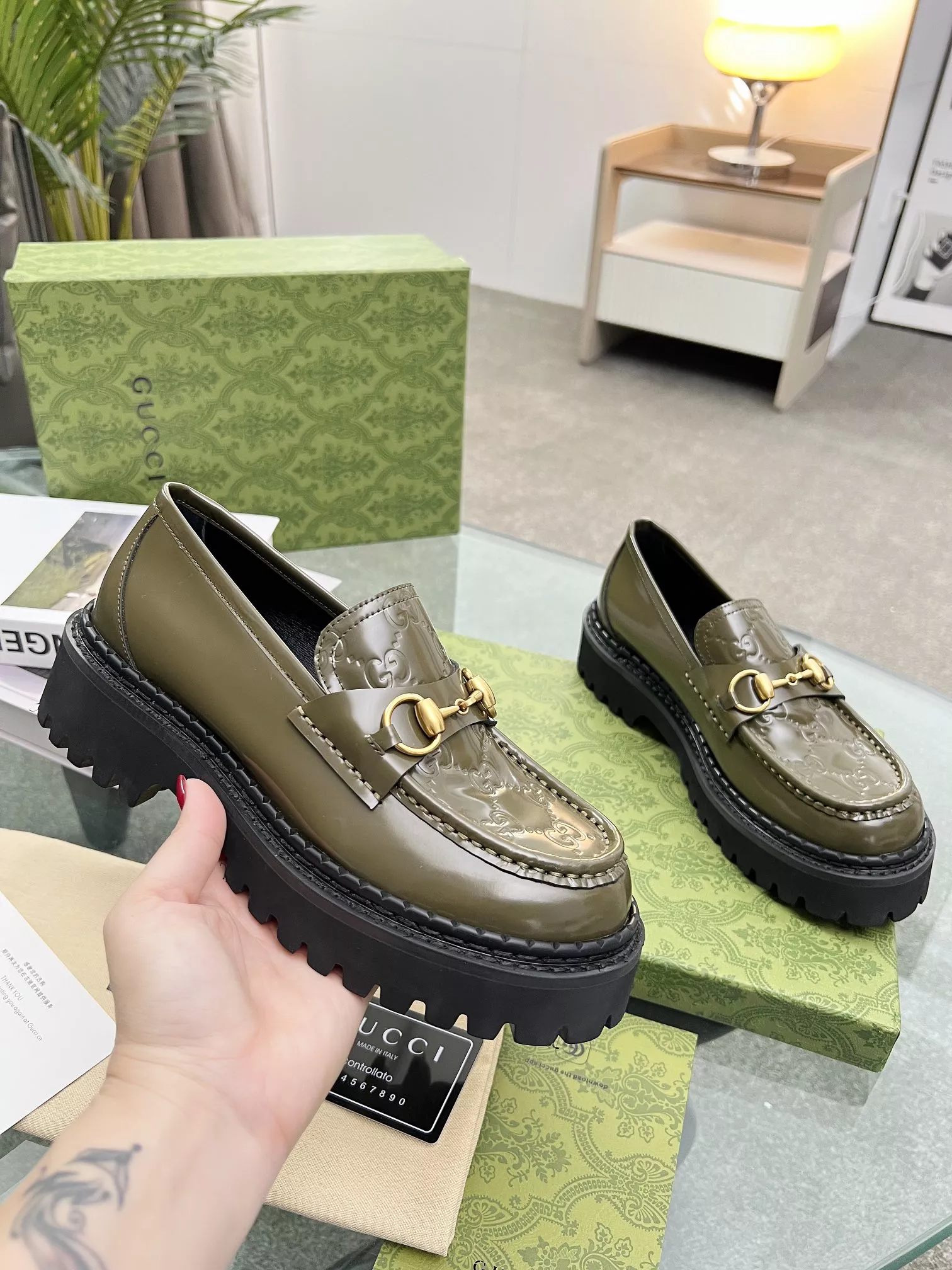 Flexible 6476 Gucci Oxfords Shoes For Women