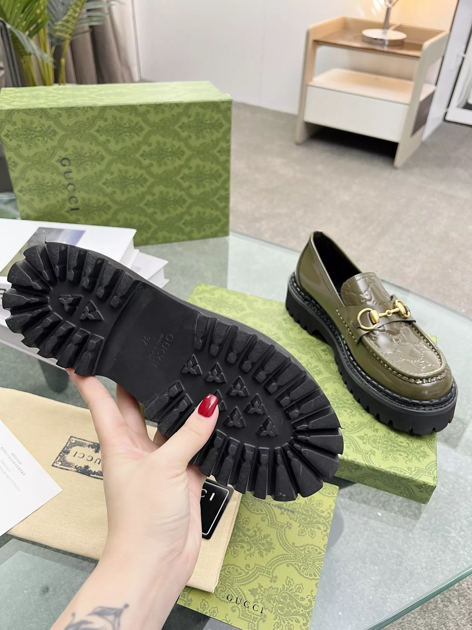 Flexible 6476 Gucci Oxfords Shoes For Women