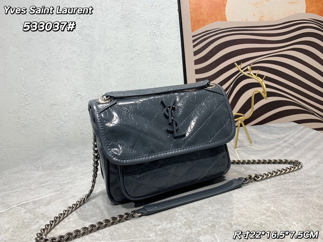Flexible 6518 Yves Saint Laurent YSL AAA Quality Messenger Bags For Women