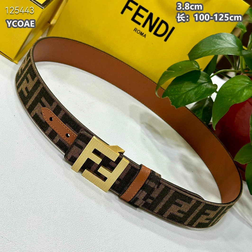 Flexible 701 Fendi AAA Quality Belts For Men