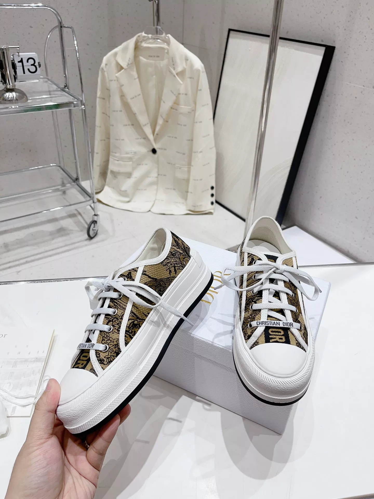 Flexible 7034 Christian Dior Casual Shoes For Women