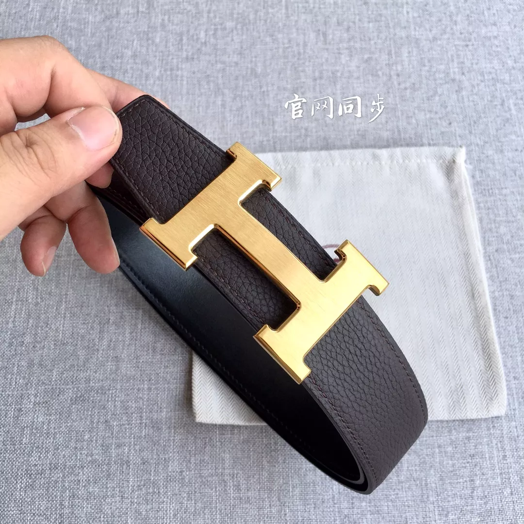 Flexible 7179 Hermes AAA Quality Belts In 3.8cm For Men