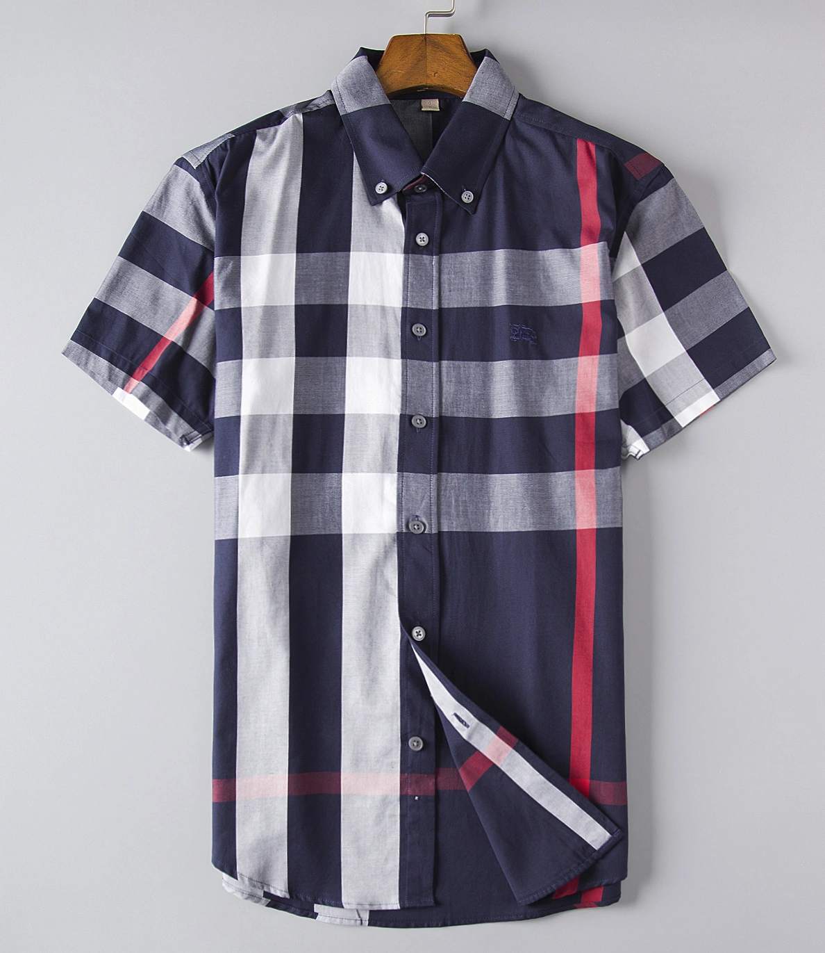 Flexible 7239 Byrberry Shirts Short Sleeved For Men