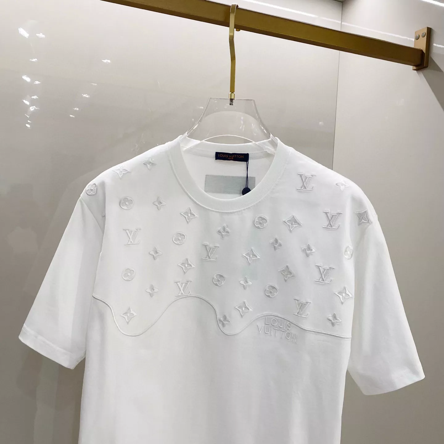 Flexible 7401 Louis Vuitton LV T-Shirts Short Sleeved For Unisex