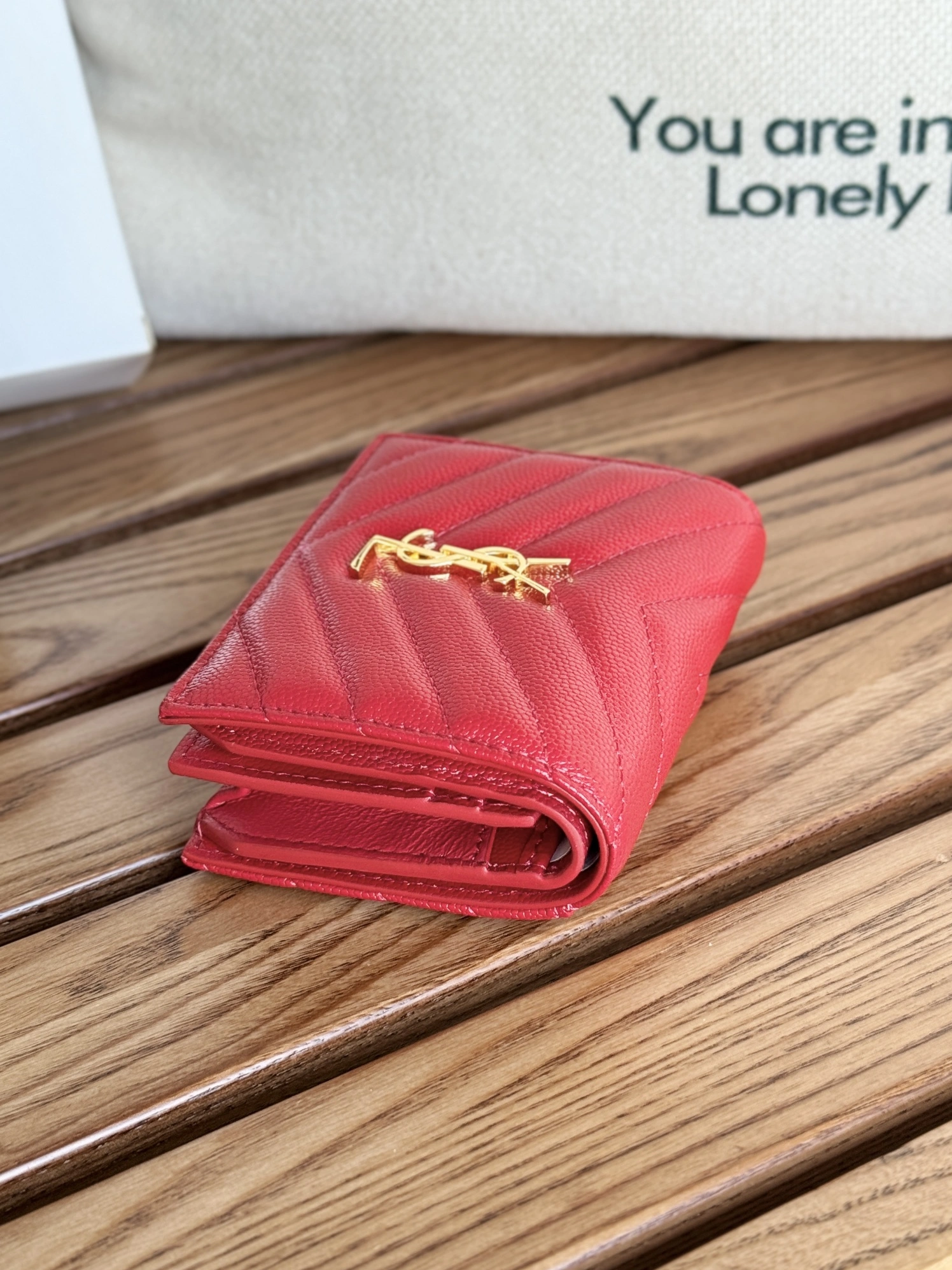 Flexible 7457 Yves Saint Laurent AAA Quality Wallets