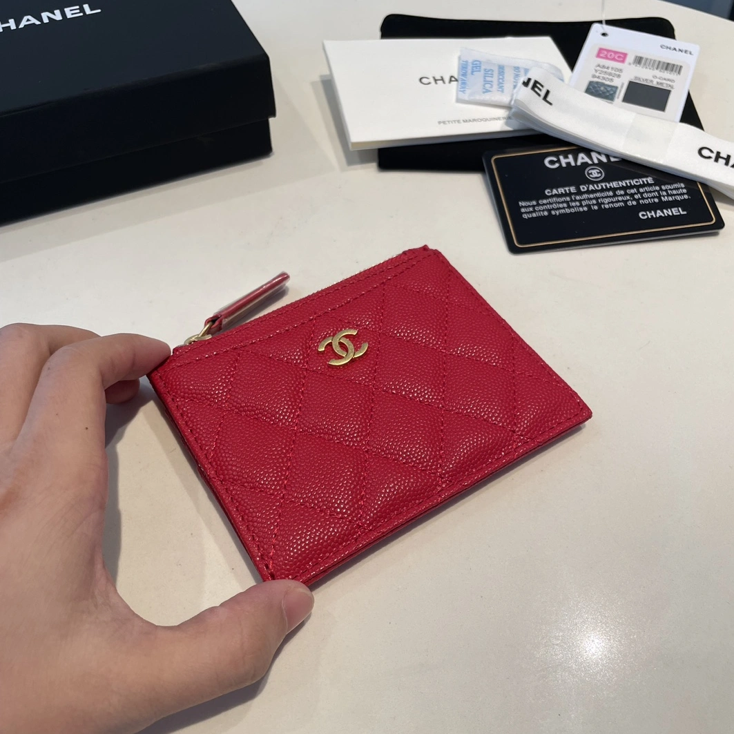 Flexible 8032 Chanel AAA Quality Card Case For Women