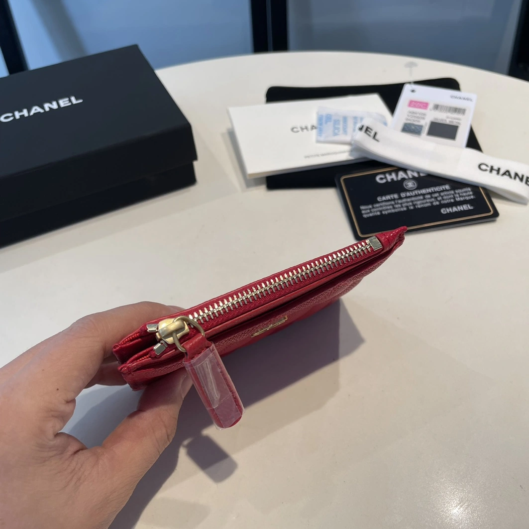 Flexible 8032 Chanel AAA Quality Card Case For Women
