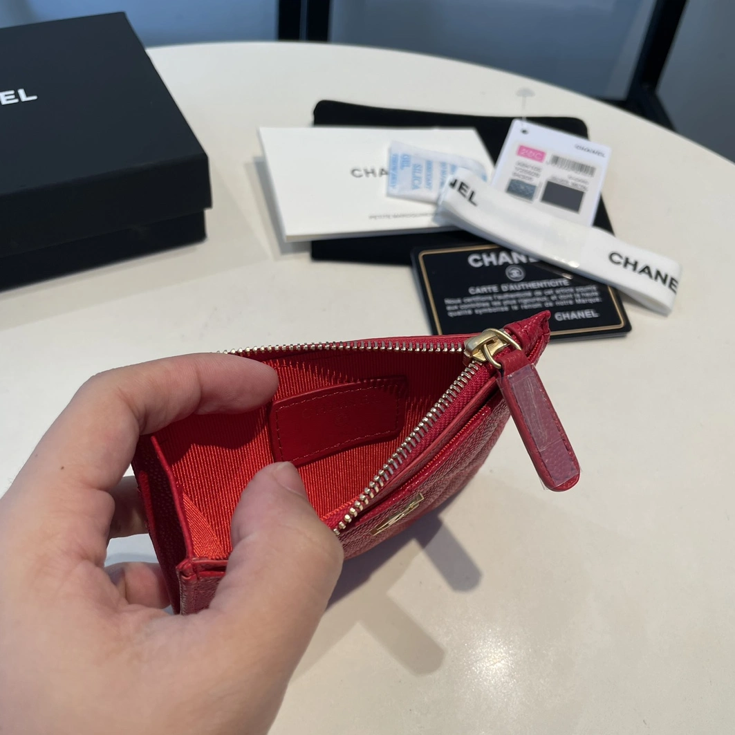 Flexible 8032 Chanel AAA Quality Card Case For Women