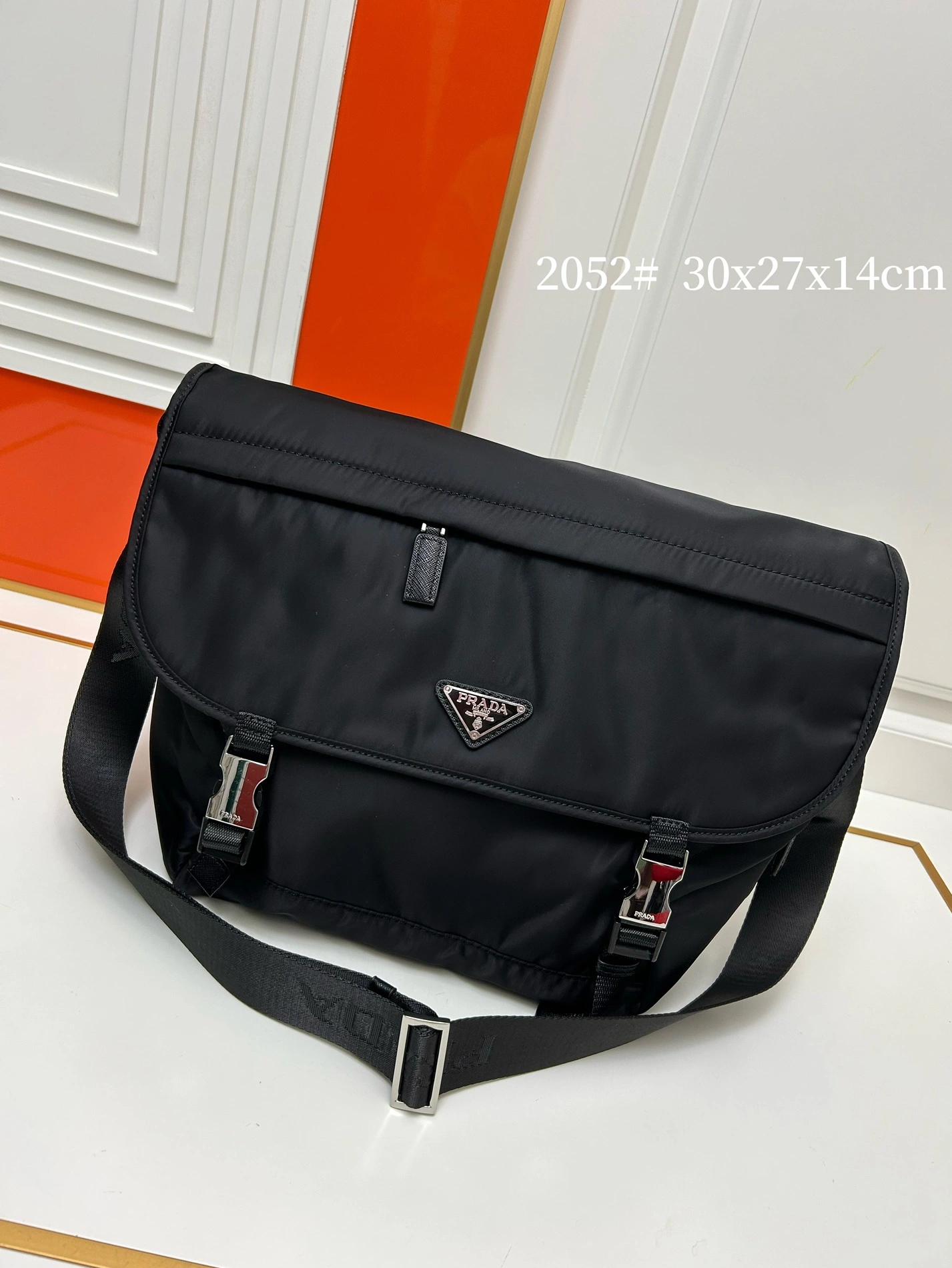 Flexible 8078 Prada AAA Man Messenger Bags