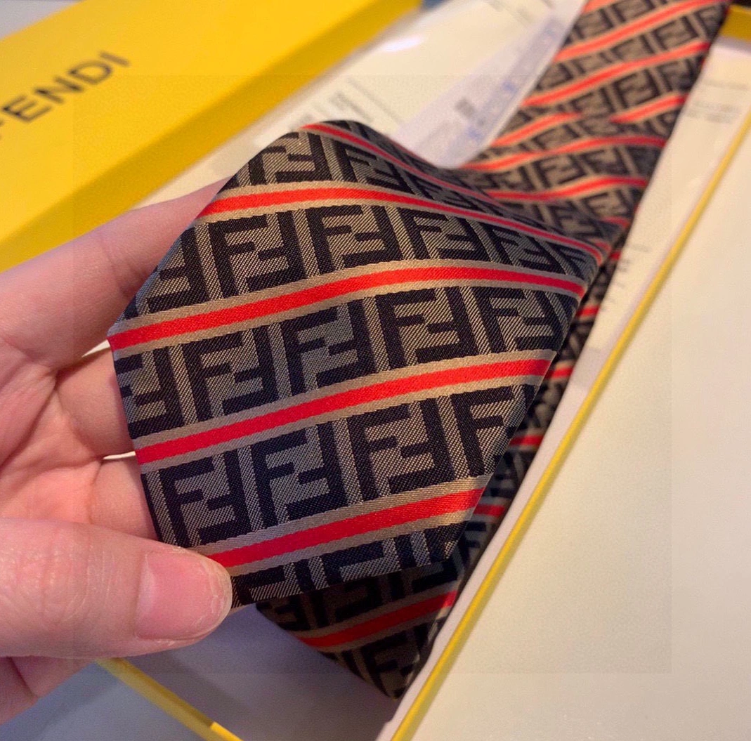 Flexible 8091 Fendi Necktie For Men
