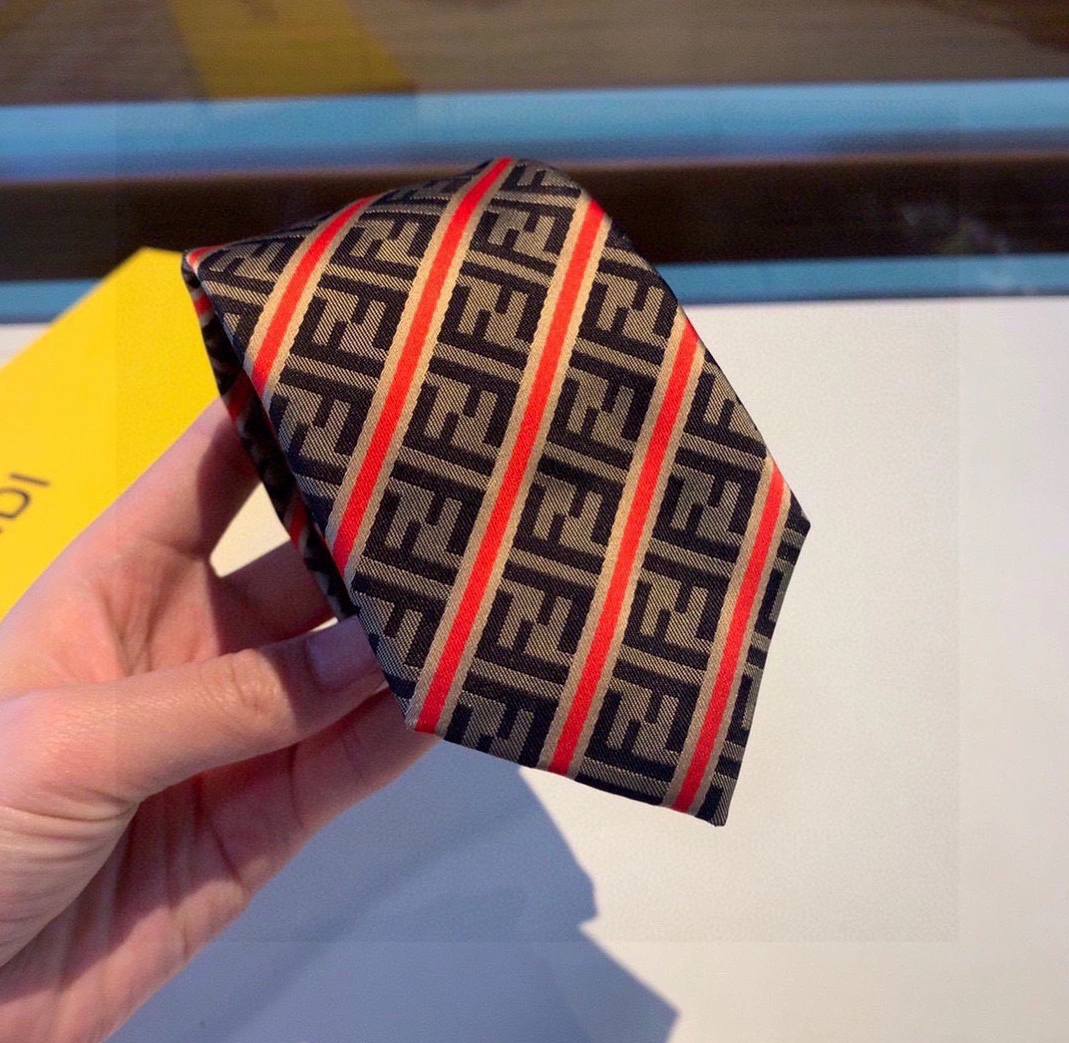 Flexible 8091 Fendi Necktie For Men