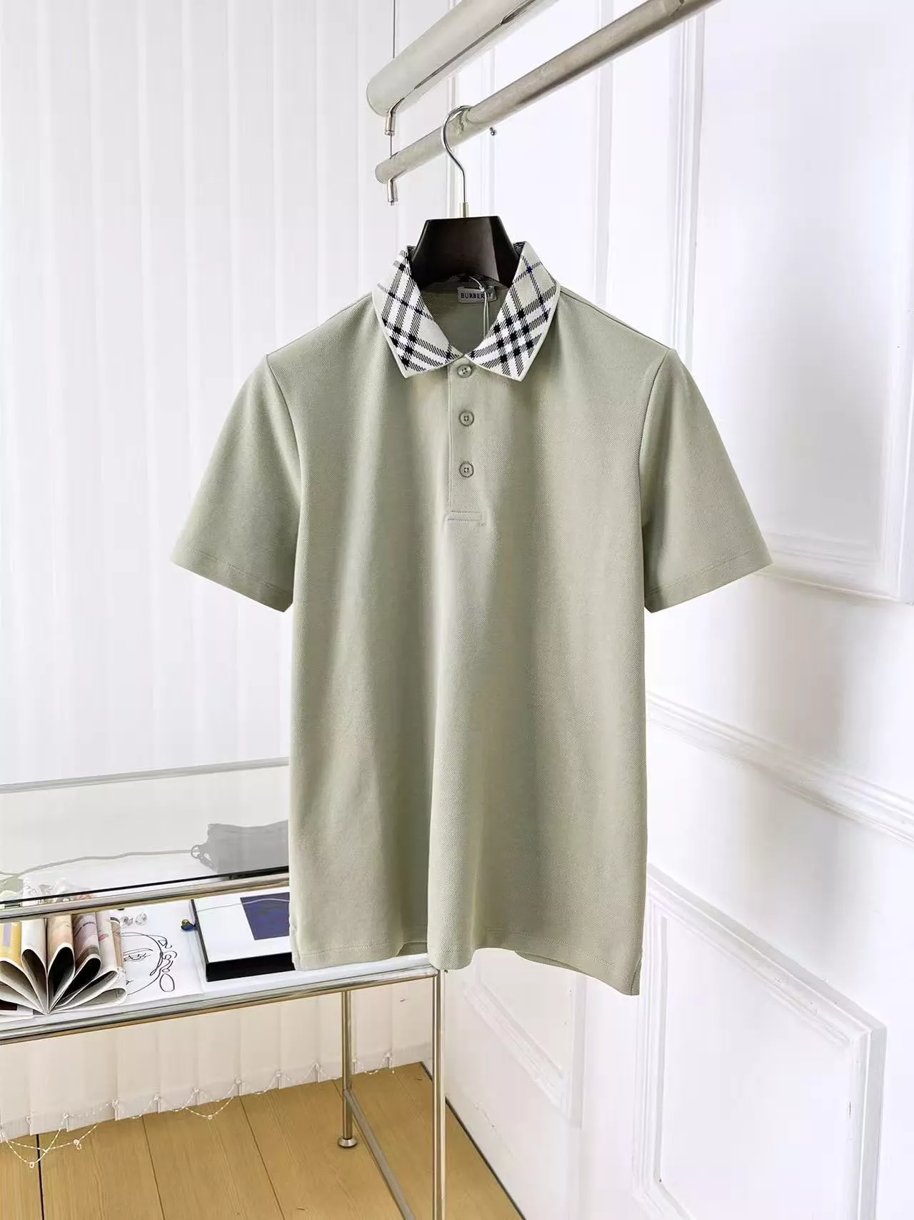 Flexible 8544 Burberry T-Shirts Short Sleeved For Men