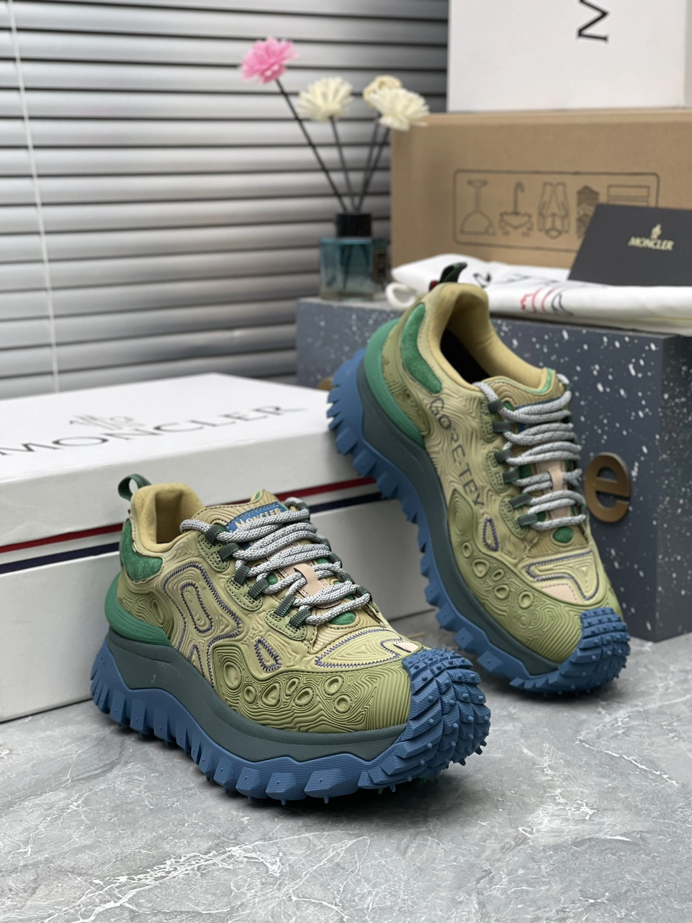 Flexible 9117 Moncler Casual Shoes For Men